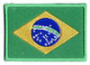 국산 브라질 국기 자수 패치 7cm